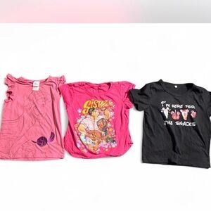 Girls Disney shirt bundle- size 5t